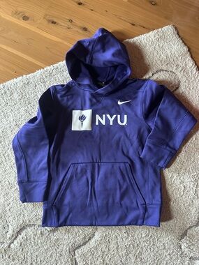 NYU Youth Purple Nike Hoodie - Kids